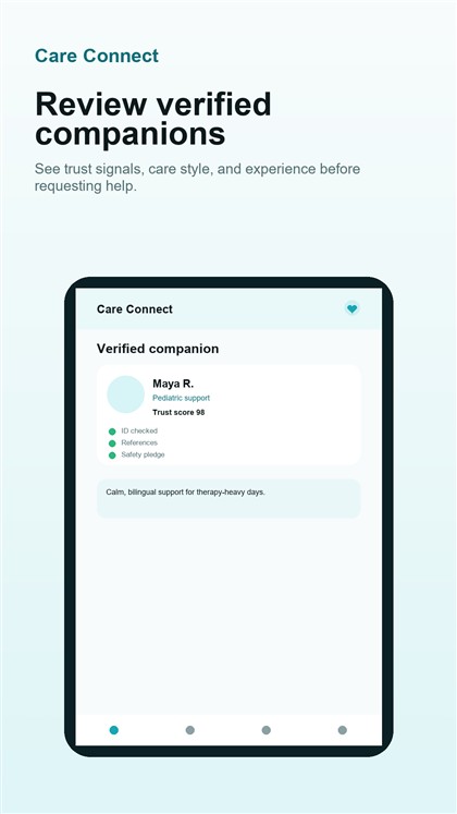 Ausinly verified companions screen